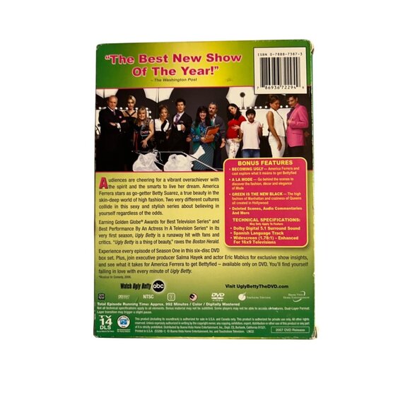 Ugly Betty 2006 DVD Season 1 Bettyfied Edition America Ferrera Comedy Pre-Owned - Picture 3 of 7